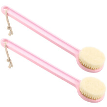 Body Brush for Dry Brushing, Ultra Soft Bristles for Skin Massage & Deep Cleaning, Long Handle for Easy Reach to All Body Parts, Hanging Rope Design f