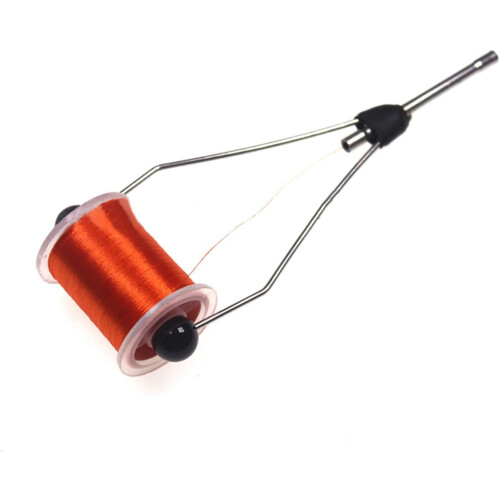 Smooth Fly Tying Bobbin Holder Ceramic Feet Bobbin Threader Adjustable For All Spool Sizes Fly Making 2