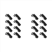 16Pcs Compression Latch Lock Zinc Alloy Flush Lever Latch Adjustable Grip Range 0.04 Inch-0.94 Inch