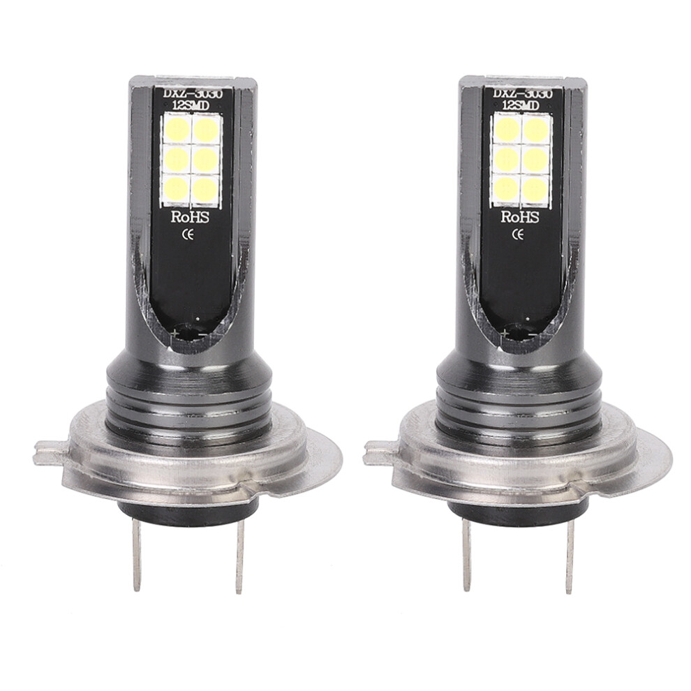 Led Head Bulbs Super Bright H7 Led Fog Bulbs, Bright Led 360 Degree Ing Heat Dissipation Impact Resistant Low Power Consumption Light/White 9139052610149