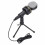 Gaming Phone Omnidirectional Microphone Portable ABS Plastic Low Noise Compact Mic For PC Desktop ASMR PhoneWire 4