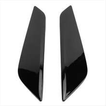 Car Front Side Air Duct Trim 51747439014 Left Right Black Side Wing Air Outlet Cover for 5 Series G30 G31 2017-2023