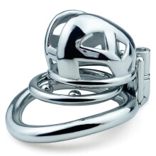 SM Stainless Steel 3D Penis Cage For Men, 45mm Chastity Cage, SM Bondage Sex Toy