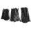 Conjunto de abraçadeiras de nylon resistentes a raios UV com travamento automático, reforçadas e reutilizáveis, com classificação de 4