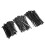 Conjunto de abraçadeiras de nylon resistentes a raios UV com travamento automático, reforçadas e reutilizáveis, com classificação de 5