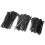 Conjunto de abraçadeiras de nylon resistentes a raios UV com travamento automático, reforçadas e reutilizáveis, com classificação de 3