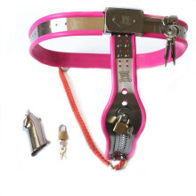 BDSM Unisex Chastity Belt Stainless Steel Locking Removable Cock Cage Chastity Pants For Men And Women 80/90 Cm