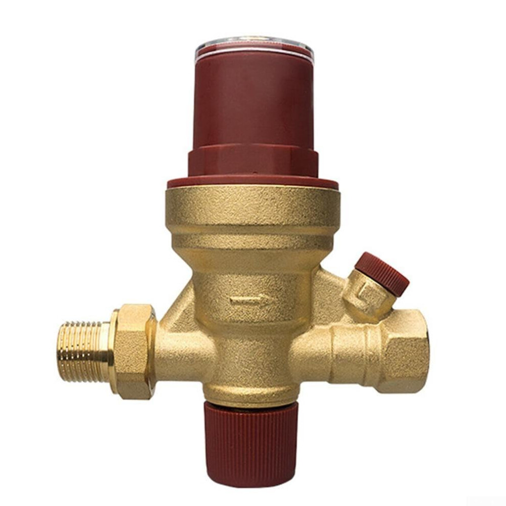 Adjustable Water Pressure Regulator With Filter, Copper Automatic Valve Dn15, Backflow Prevention 9412369366610