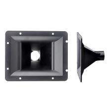44 Core Screw Horn Tweeter Tube 240mm x 195mm ABS Phase Horn Stage Horn Speaker Throat Diameter 1.02 Inches