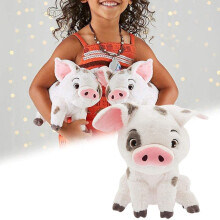 Sons e Movimento: Almofada de Pelúcia Disney Princesa Moana, Sonhe Grande, com Tecido Super Macio para as Aventuras Mágicas Noturnas das Crianças,