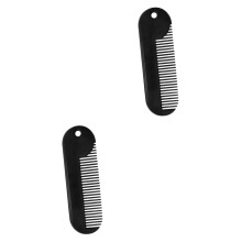 2pcs Zinc Alloy Beard Comb for Men, Rustproof Beard Shaper for Precise Hairline and Styling