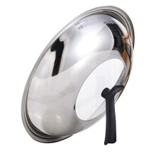 Pan Lid Replacement Stainless Steel and Glass Universal Pot and Pan Cover with HeatResistant Grip