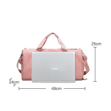 Borsa sportiva personalizzata, impermeabile, multifunzionale, portatile, in tessuto Oxford, con scomparto per scarpe, regalo perfetto per donne e