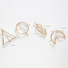Stylish Hair Accessories, Fashionable Bow Shape Hair Barrettes for Various Hairstyles