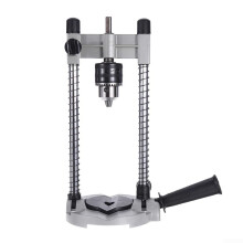 Professional Stand Drilling Guide Pipe Drill Holder Adjustable Steel Stand Universal Drill Chuck 1/2 Inch Capacity