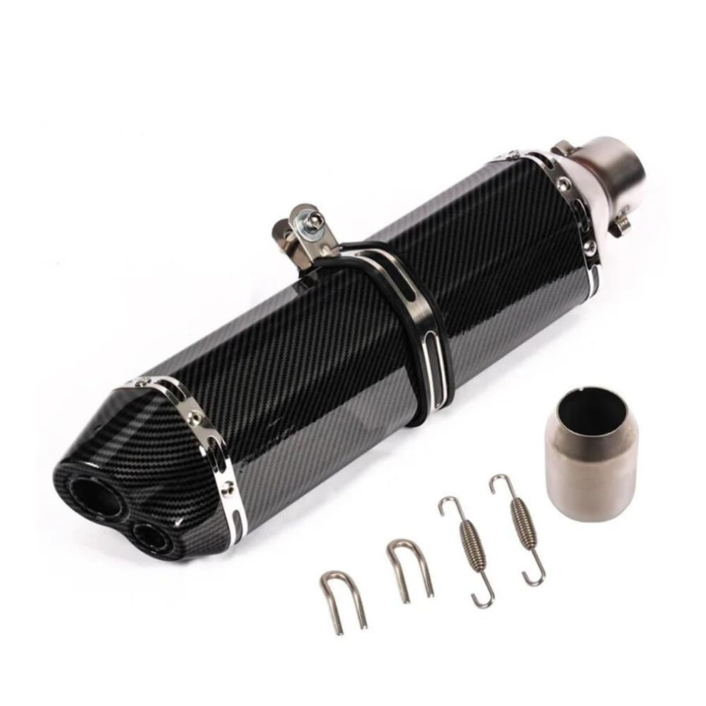 Motorcycle Exhaust Muffler 51Mm With Db Killer, 470Mm Silencer Pipe For Noise Reduction 9412369367839
