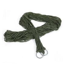 Double Camping Hammock Outdoor Durable Polyester for Hiking Backpacking and Backyard Leisure