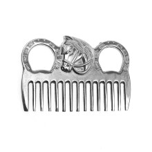 Horse Grooming Brushes Mane And Tail Brush Portable Horse Comb Metal Polishing Grooming Tool For Horses