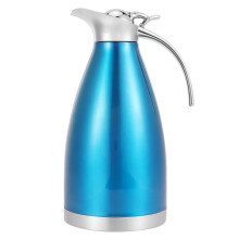 Pichet isotherme en acier inoxydable grande capacité à double paroi isolée sous vide, distributeur de boissons avec poignée ergonomique pour