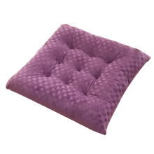 Coussin de siège en peluche, épais, pour étudiant,-Violet