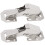 Surface Mount Hinges for Frameless Cabinets, Concealed Cabinet Hinges with Adjustable Alignment, Hidden Hinges Featuring Soft Close, Durable Cold Roll 2
