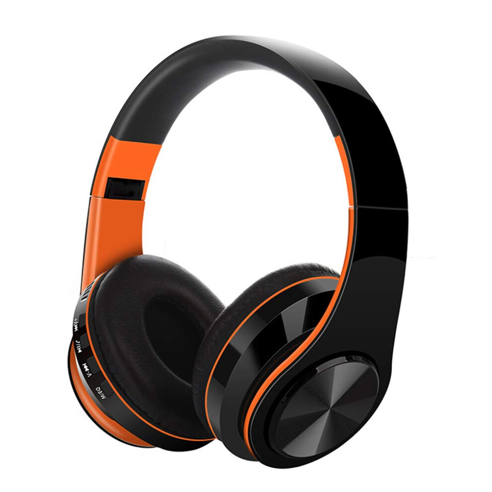 Bluetooth Earphone Over Ear Headphones Wireless 5.0 Deep Bass Stereo Tf Mode With Microphone For Mobile Phone 9412369367105