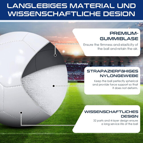 Graffiti Soccer Ball Size 5 Autograph Painted Design, Versatile, Outstanding Elasticity 2