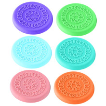 6pcs Silicone Sauce Cup Lids For Dipping Bowls Leakproof Flexible Saucer Covers Fresh Preserving