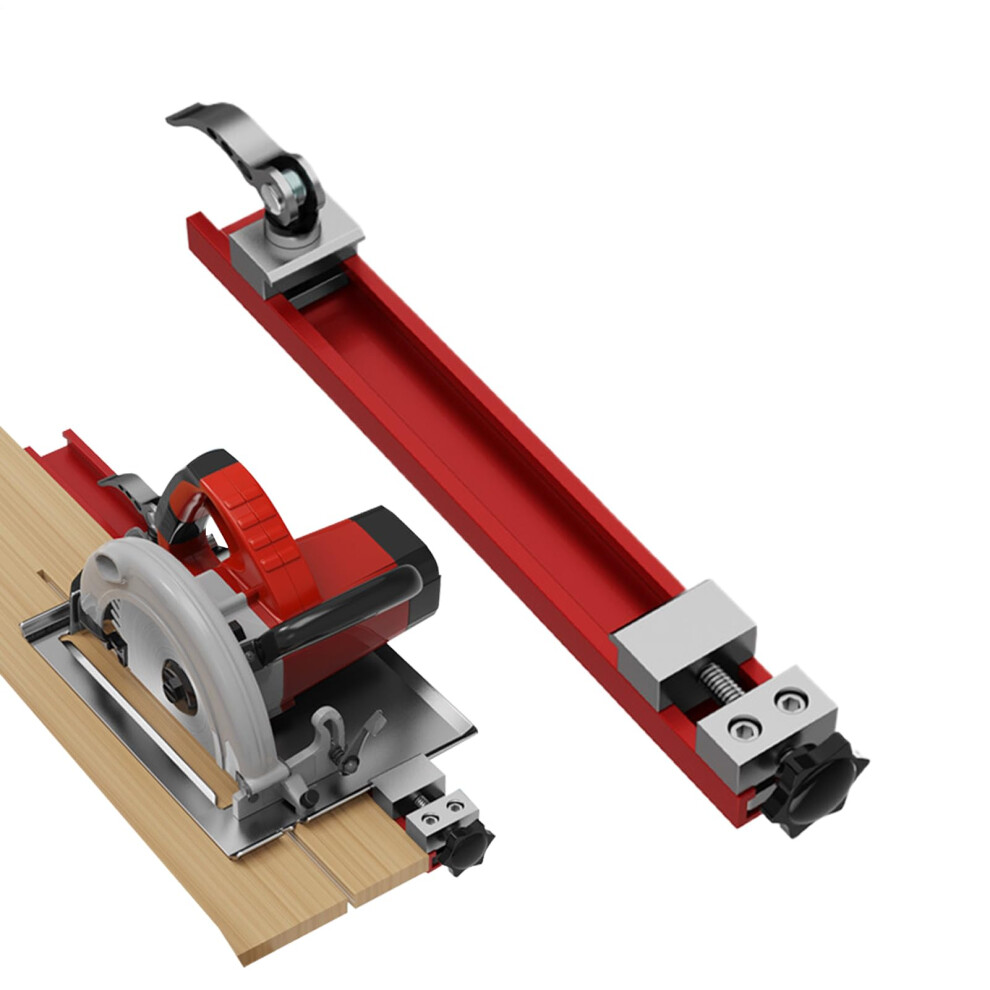 Circular Saw Guide Rail 240Mm Adjustable Clamp Precision Base Tool Attachment Jig For Woodworking And Lumber Craft 9365049316262