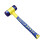 Multifunction Ergonomic Antivibration Rubber Hammer 25mm for Electrical Installation and Home  Tasks 1