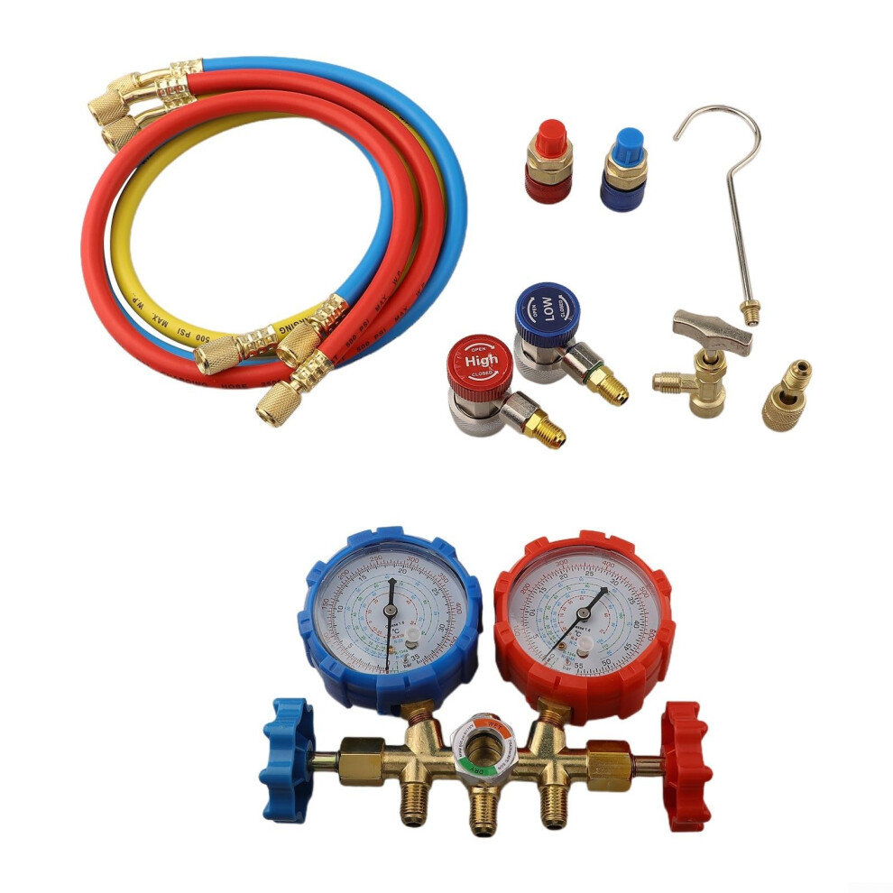 Copper Pressure Gauges Model C In Manifold Kit For Hvac Systems, 1/4 In Npt, 0160 Psi 9365049317399