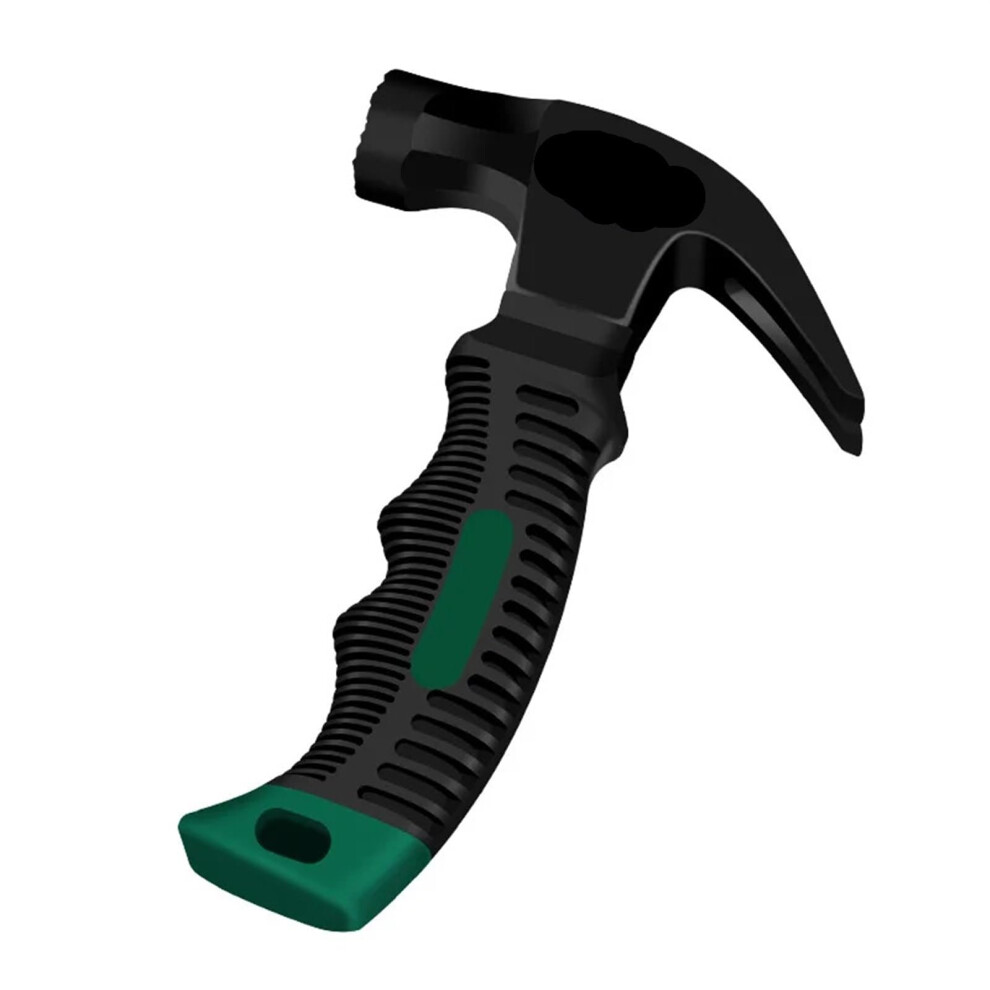 Claw Hammer Multifunctional Ramrod Magnetic Sheep Horn Hammer Green 9365049317078