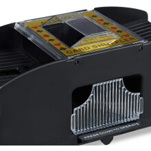 Smooth Mixing, Enhanced Gameplay - 2 Deck Battery Operated Card Shuffler, Automatic Mixing For Poker, Uno, Texas Hold'em, Blackjack, Home Games