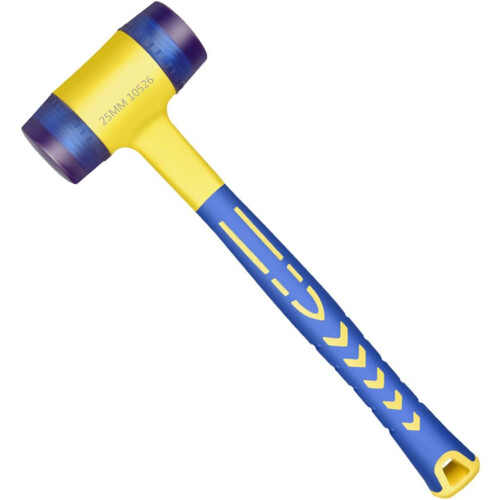 Rubber Hammer Double Head Multifunctional Double Face Soft Grip Coated Grip For Installation 2