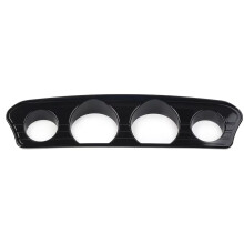 Motorcycle Round-Hole Gauge Cover Trim Frame for Touring Glide Street Glide Ultra 2014-2025 Glossy Black