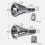 Manual Deburrer Industrial Grade For Multi Material Use Triangular Design Golden Hexagonal Handle 2