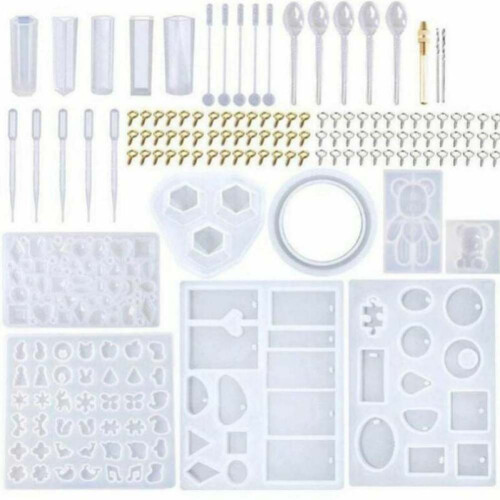 Κιτ κατασκευής κοσμημάτων DIY, καλούπια μπρελόκ για κολιέ, κρεμαστό κόσμημα,