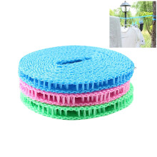 Corde Ă linge portable pour les aventures en plein air, corde Ă linge en nylon coupe-vent avec crochets en acier inoxydable, facile Ă transporter