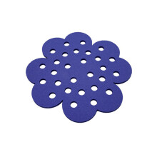 Bee Waterer with Cute Flower Design and Floating Pad for Garden Pollinator Drinking Station Blue