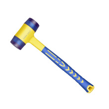 Rubber Hammer Double Head Multifunctional Double Face Coated Grip Hand Tool 30mm Installation Tool