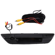 Handle with Key-Hole Rear View Backup Pickup Truck Camera for 2015-2021 Black