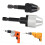 Accessory Drill Chuck Adapter For Bit Holder TwoPiece Set Steel Construction Compatible With Most Drill Bits 3