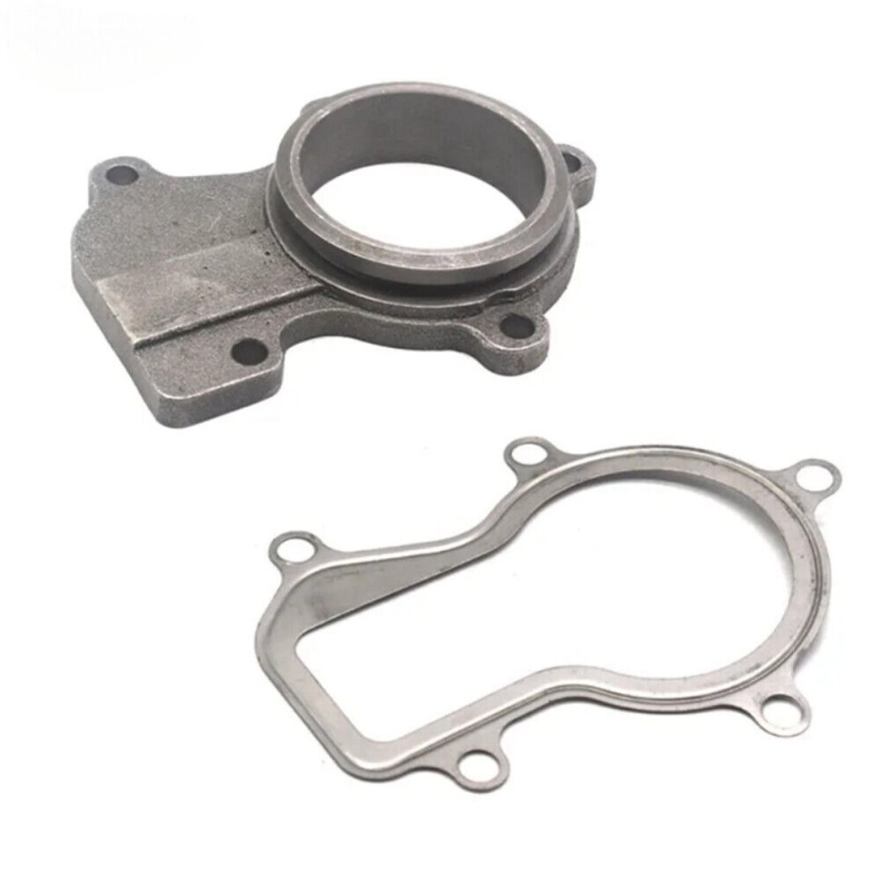 2.5" 63Mm V-Band Downpipe Turbo Flange Kit For Holset Wh1c Hx35 Hx35w Hx40 With Gasket 4854166025010