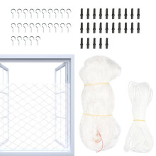 Balcony Netting For Pets AntiFall Cat Protection Mesh For Apartment 3x2 M Reinforced Pet Screen Net For Window Doorway