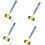 Rubber Hammer Double Head Multifunctional Double Face Coated Grip Hand Tool 30mm Installation Tool 5