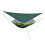 Camping Hammock with Mosquito Net Canopy, Quick Setup Parachute Fabric, Large Green 1