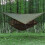 Camping Hammock with Mosquito Net Canopy, Quick Setup Parachute Fabric, Large Green 2