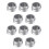 10 Pcs M18x1.5 O2 Oxygen Sensor Weld on Bung Plug Stepped Nut Cap Kit for Sensor Oxygen Sensor 1