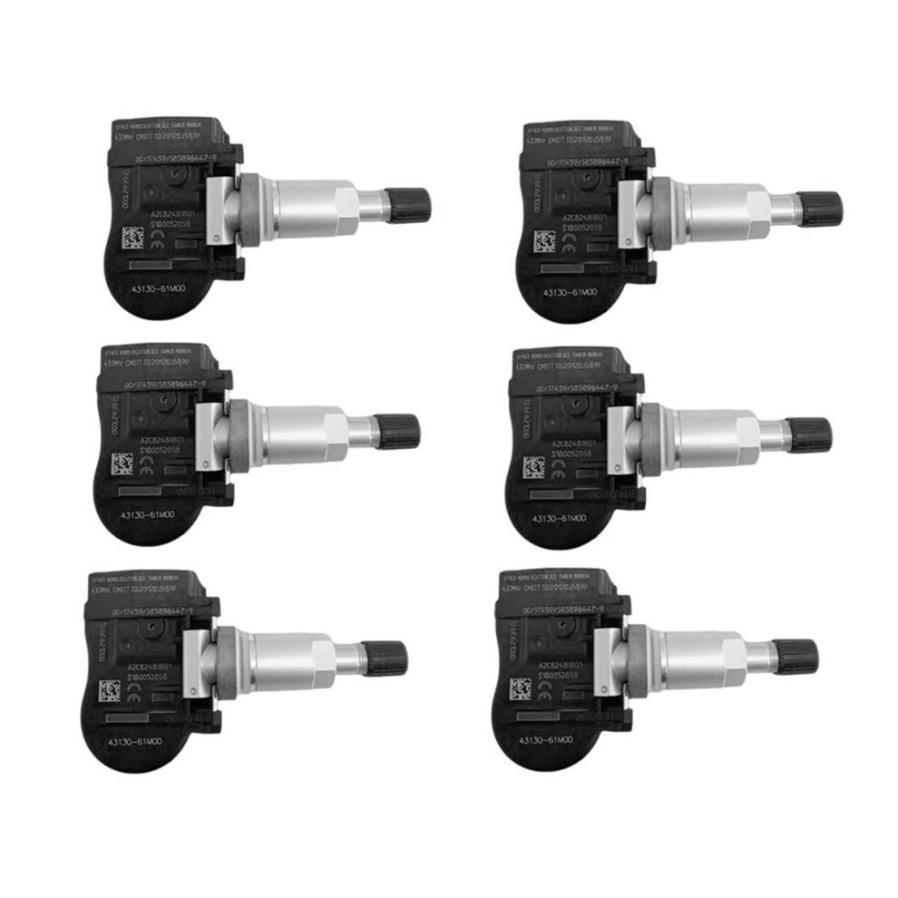 6Pcs Tpms Tire Pressure Sensor 43130-61M00 43139-61M00 For Vitara Sx4 S- Swift Alto Light 4854166031936