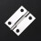 Metal Silver Hinges, Customizable Tension Control Effortless Installation Foldable Butt Hinge for Heavy Doors, Long Hinge Life and Secure Reliability 4